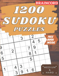 1200 Sudoku Puzzles Book for Adults
