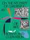 On the Necessity of Gardening: An ABC of Art Botany and Cultivation