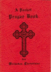 Pocket Prayer Book for Orthodox Christians red paper cover