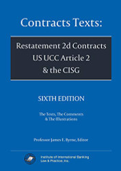 Contracts Texts: Restatement 2d Contracts UCC Article 2 and CISG