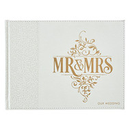 Christian Art Gifts Wedding Guest Book Mr. and Mrs. Our Wedding