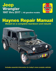 Haynes Repair Manual 50030 for Jeep Wrangler 1987-2017