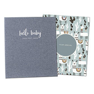 Peachly Minimalist Baby Memory Book Baby First Year Keepsake for