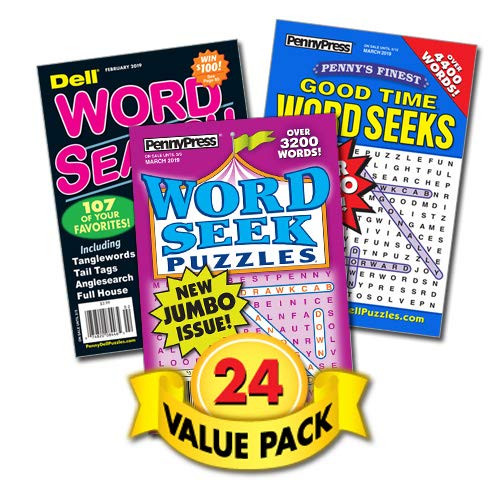 Penny Dell Family Word Seek 24-Pack