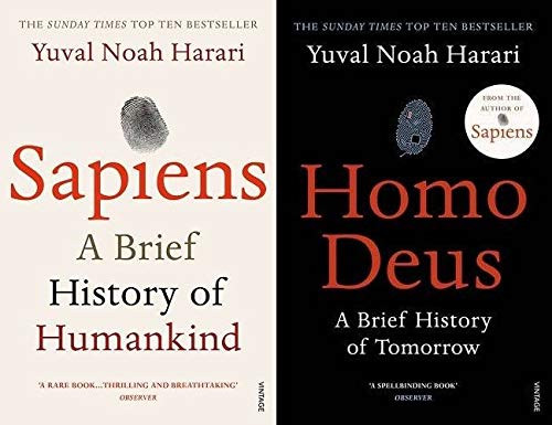 BY Yuval Noah Harari A Brief History of Humankind Sapiens & Homo Deus