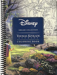 Disney Dreams Collection Thomas Kinkade Studios Coloring Book