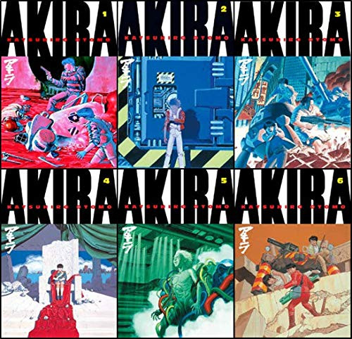 Akira Manga Complete Set Vol. 1-6