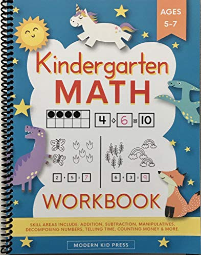 Kindergarten Math Workbook