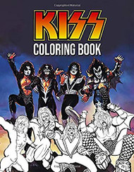 Kiss coloring book: KISS Band Members Coloring Pages for Adults
