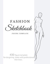 fashion sketchbook figure template