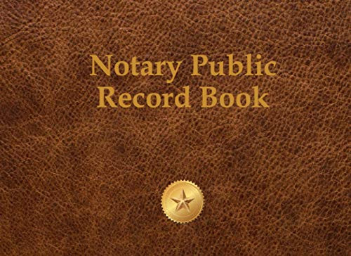 Notary Public Record Book