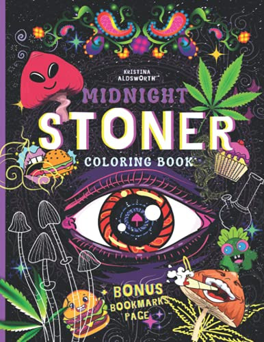Midnight Stoner Coloring Book by Kristina Aldsworth