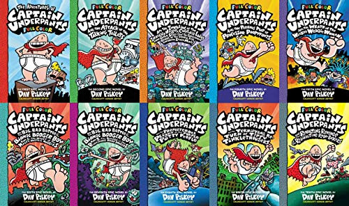 Captain Underpants 11冊セット　カラー版 Captain Underpants Books 1-12 Complete FULL COLOR Collection