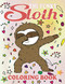Funky Sloth Coloring Book