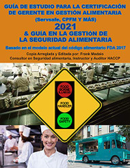 Spanish Servsafe Food Safety Manager's Certification Study Guide in Spanish 2021