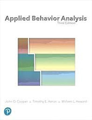 Applied Behavior Analysis by Pearson Publication