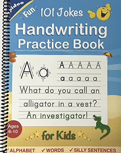 Handwriting Practice Book for Kids Ages 6-8