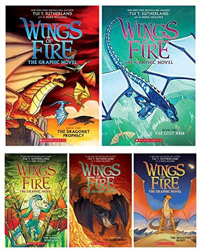 Wings of Fire Graphic Novels 5 Book Collection