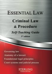 Criminal Law & Procedure: Essential Law Self-Teaching Guide