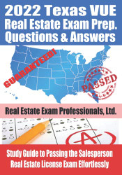 2022 Texas VUE Real Estate Exam Prep Questions and Answers
