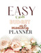 Easy Cash Budget Monthly Planner