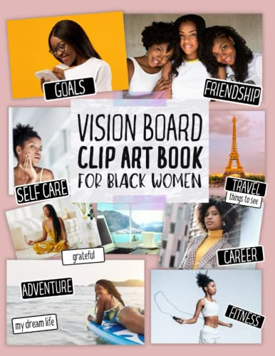 Vision Board Clip Art Book for Black Women