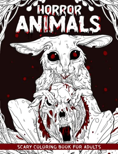 Horror Animals Coloring Book