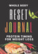 Whole Body Reset Journal Guide Recipes & Meal Planning