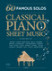 Classical Piano Sheet Music 60 Famous Solos Composed By