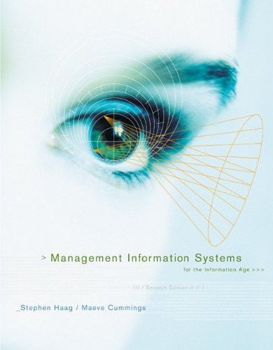 Management Information Systems For The Information Age Haag