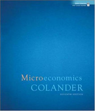 Microeconomics by David Colander