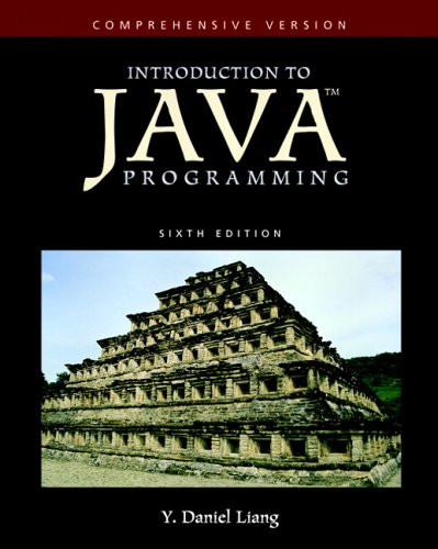 Introduction to Java Programming  Comprehensive Version  by Y Daniel Liang