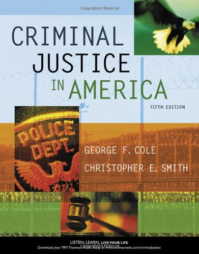 Criminal Justice In America George F Cole
