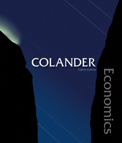 Economics by David Colander