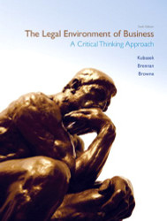 Legal Environment Of Business  by Nancy K Kubasek
