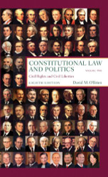 Constitutional Law And Politics Volume 2 by David M O'Brien