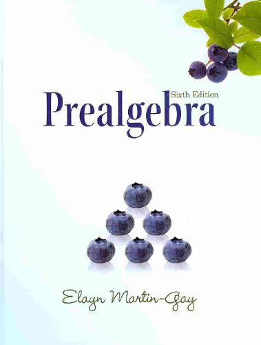 Prealgebra  by Elayn Martin-Gay