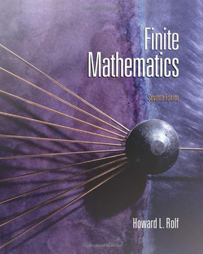 Finite Mathematics Howard L Rolf