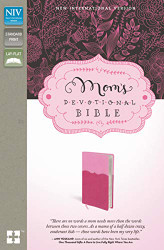 NIV Mom's Devotional Bible Leathersoft Pink