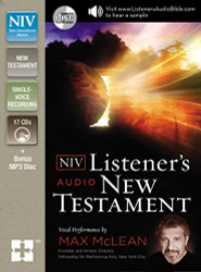 NIV Listener's Audio Bible New Testament Audio CD