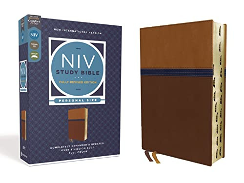NIV Study Bible Fully  Personal Size Leathersoft