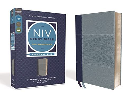 NIV Study Bible Fully  Personal Size Leathersoft