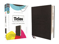 NIV The Telos Bible Leathersoft Charcoal Comfort Print