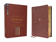 NKJV Thompson Chain-Reference Bible Large Print Leathersoft Brown