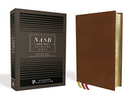 NASB Thinline Bible Premium Goatskin Leather Brown Premier