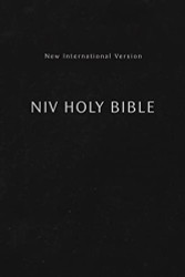 NIV Holy Bible Compact Black Comfort Print