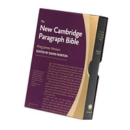 New Cambridge Paragraph Bible Personal Size Black Calfskin KJ595