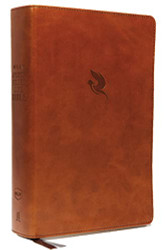 NKJV Spirit-Filled Life Bible Leathersoft Brown Thumb Indexed