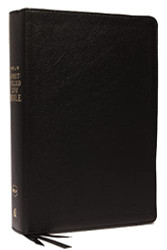 NKJV Spirit-Filled Life Bible Genuine Leather Black Thumb