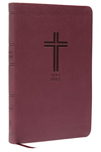 NKJV Value Thinline Bible Leathersoft Burgundy Red Letter Comfort